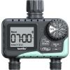 imageRAINPOINT Water Timer for Garden Hose  2 Zone Sprinkler Timer with Rain DelayManual WateringAutomatic Irrigation for Yard Lawn1